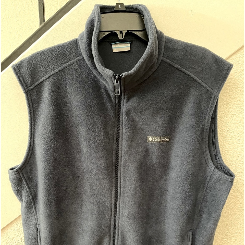 Columbia Mens Fleece Sleeveless Jacket Vest